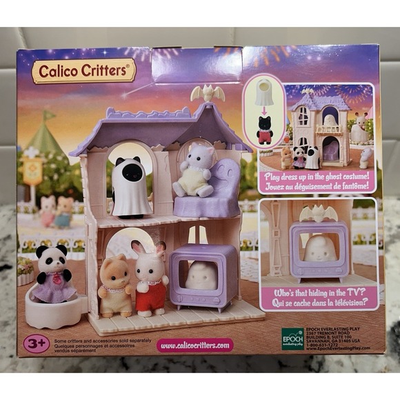 EPOCH Sylvanian Families HALLOWEEN‎ HAUNTED HOUSE SET Calico Critters KO-67 - Picture 2 of 2